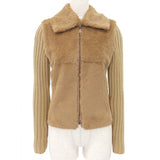 Burberry BLUE LABEL tops cotton light brown M