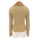 Burberry BLUE LABEL tops cotton light brown M