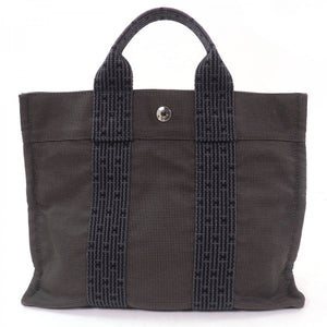 Hermes Tote Bag polyamide gray Her Line PM