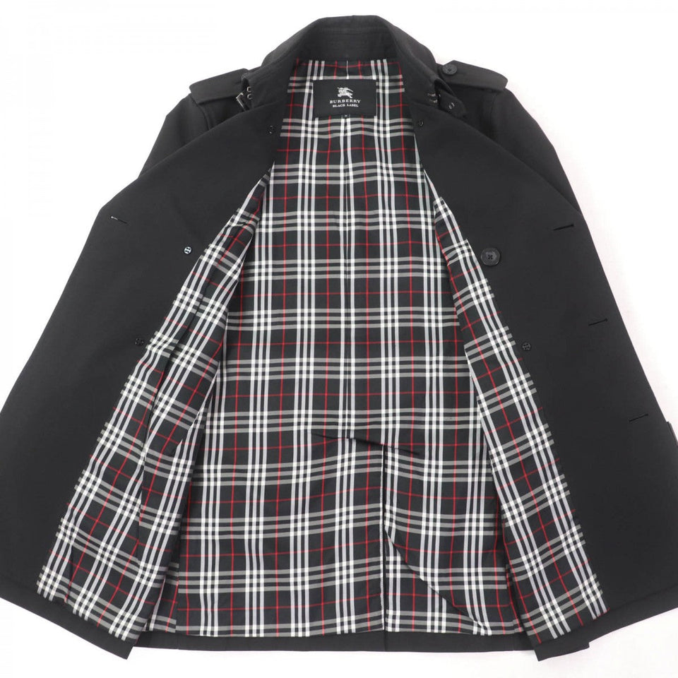 Burberry BLACK LABEL trench coat polyester black M