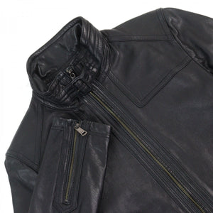 Burberry BLACK LABEL Riders jacket D1F06-605-09 Sheep leather black M