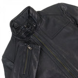 Burberry BLACK LABEL Riders jacket D1F06-605-09 Sheep leather black M
