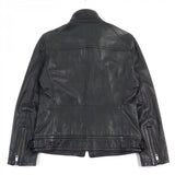 Burberry BLACK LABEL Riders jacket D1F06-605-09 Sheep leather black M