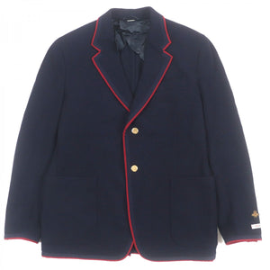 Gucci tailored jacket 645195 wool Dark navy 52