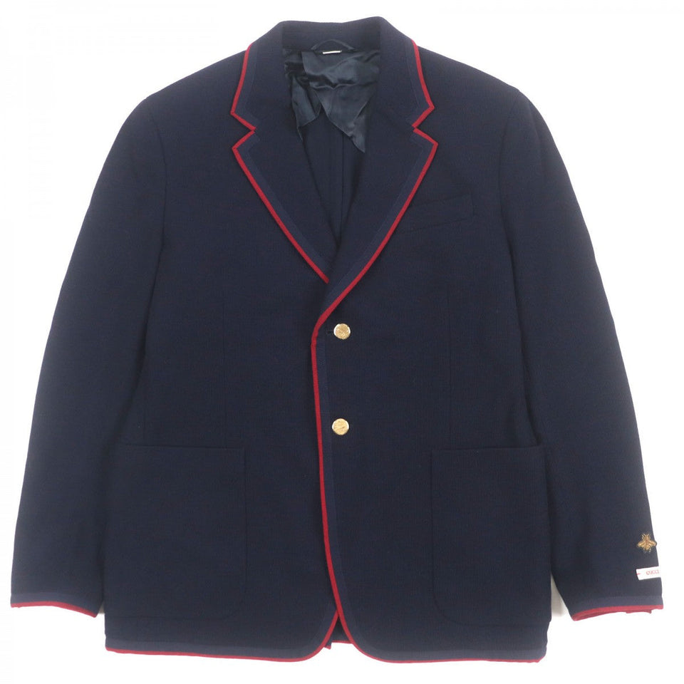 Gucci tailored jacket 645195 wool Dark navy 52