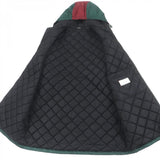 Gucci Mountain Hoodie 590746 Nylon Green Bordeaux 46