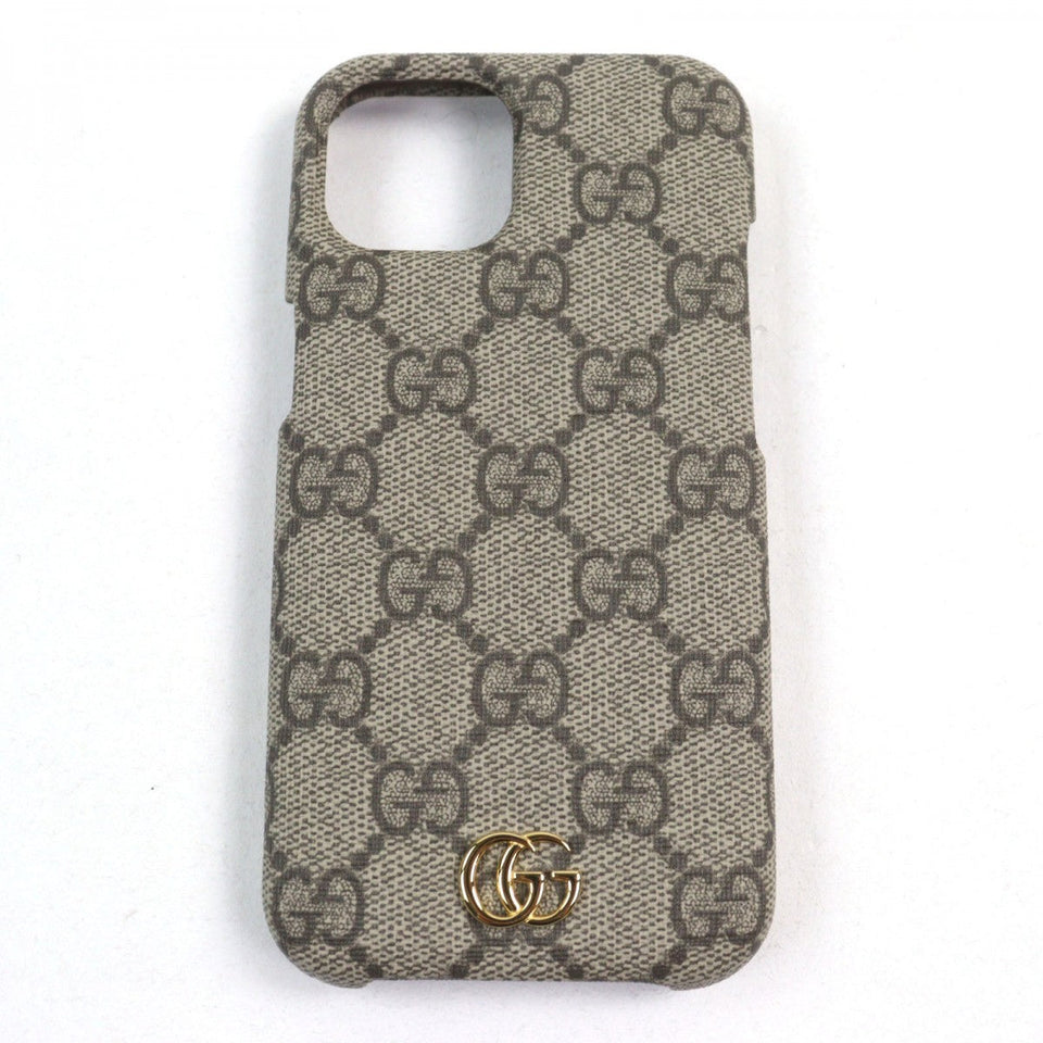 Gucci iPhone case 763787 GG Supreme Canvas Beige type