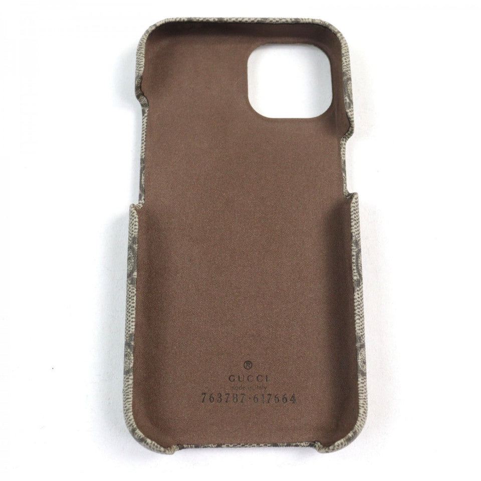 Gucci iPhone case 763787 GG Supreme Canvas Beige type