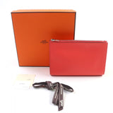 Hermes Pouch Evercolor Pink type Zip Angor PM