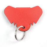 Hermes Bag charm leather Red, Rouge Cou Petite Ash Elephant