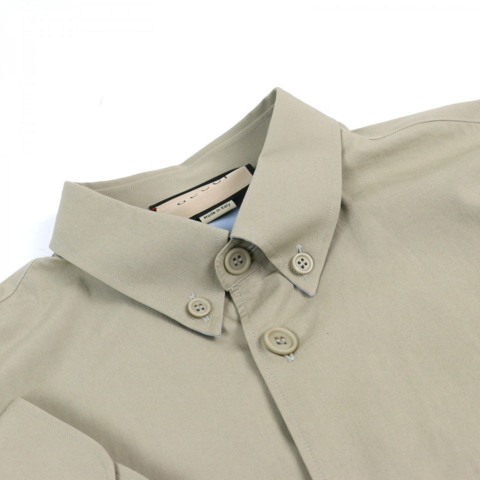 Gucci Long sleeve shirt 762164 cotton khaki 52