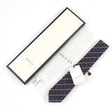 Gucci tie 597093 silk Navy type