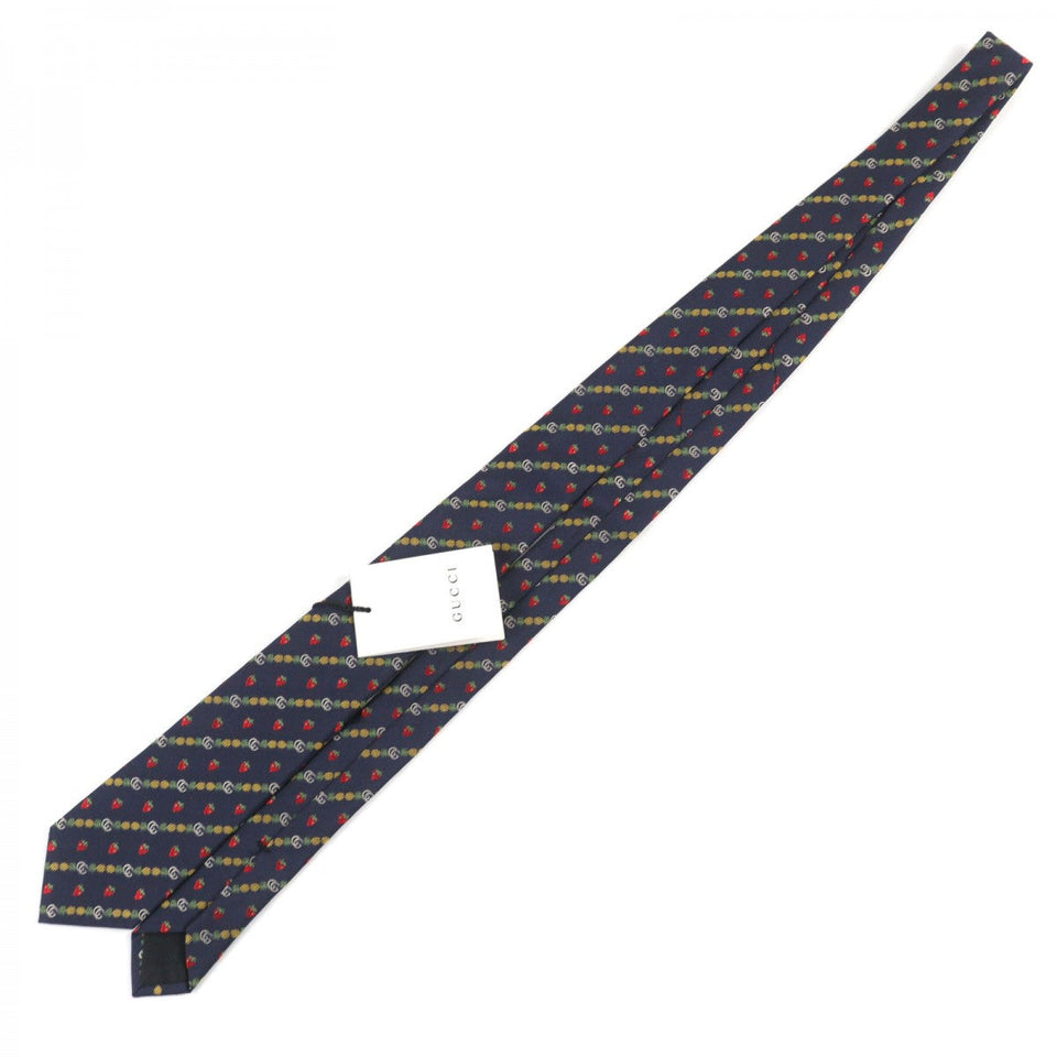 Gucci tie 597093 silk Navy type