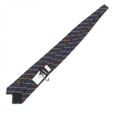 Gucci tie 597093 silk Navy type