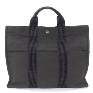 Hermes Tote Bag polyester Gray type Her Line MM