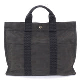Hermes Tote Bag polyester Gray type Her Line MM