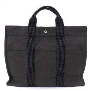 Hermes Tote Bag polyester Gray type Her Line MM