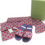 Gucci Other shoes 662431 silk Red navy XL