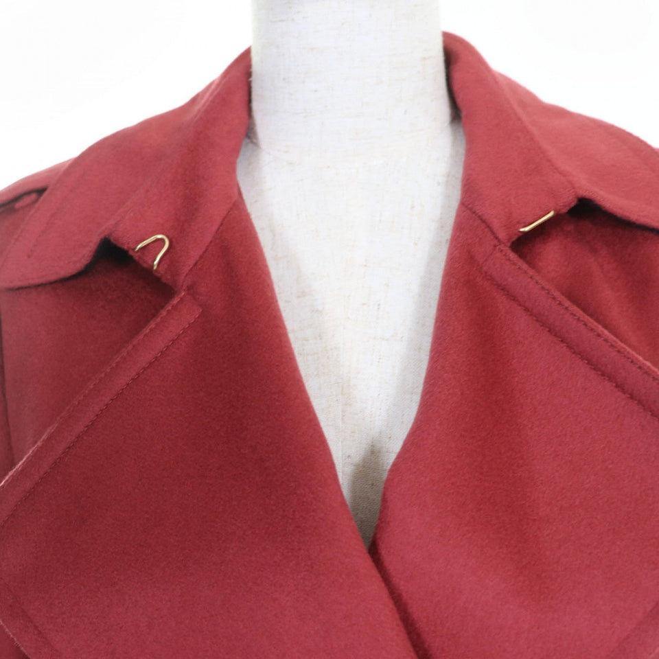 Burberry coat 4023676 cashmere Red brown type 40