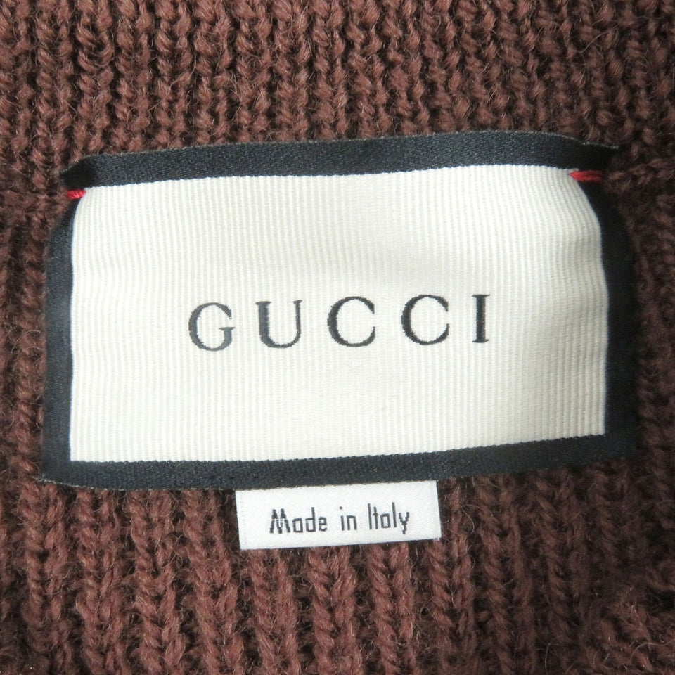 Gucci sweater 634575 wool Brown XS