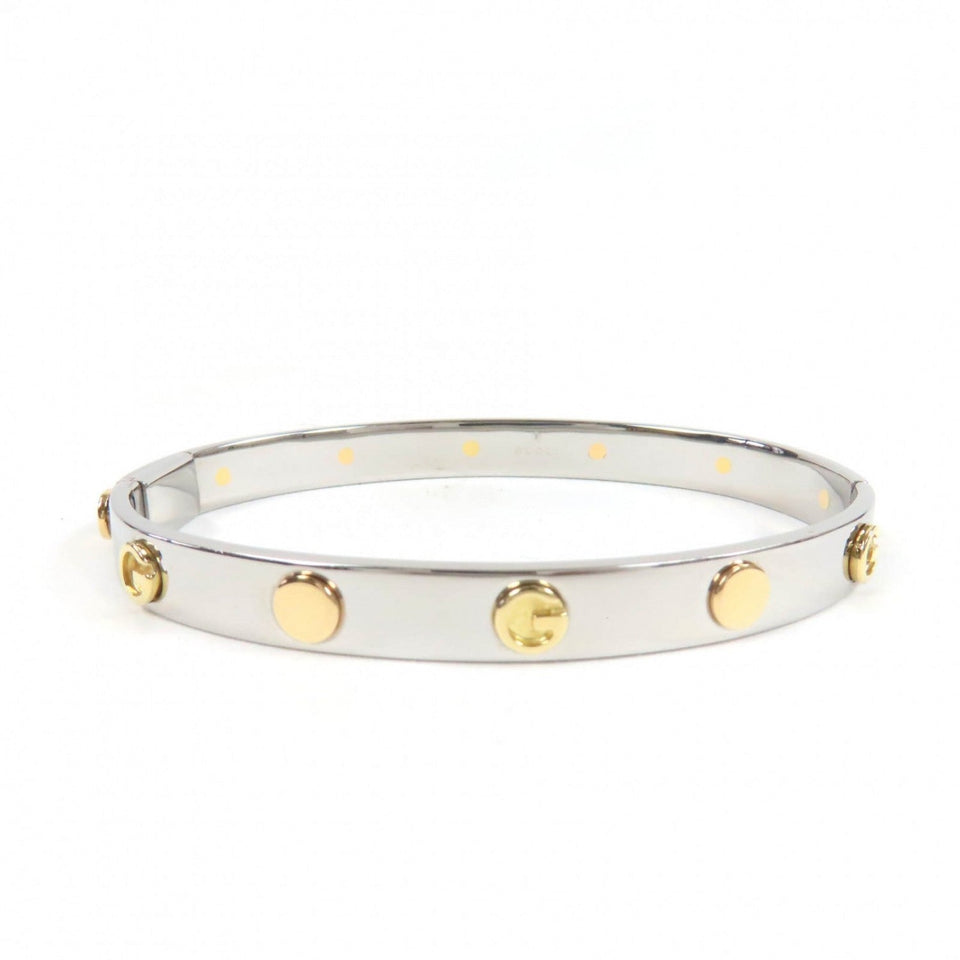 Gucci Bangle Stainless Steel Silver gold 17