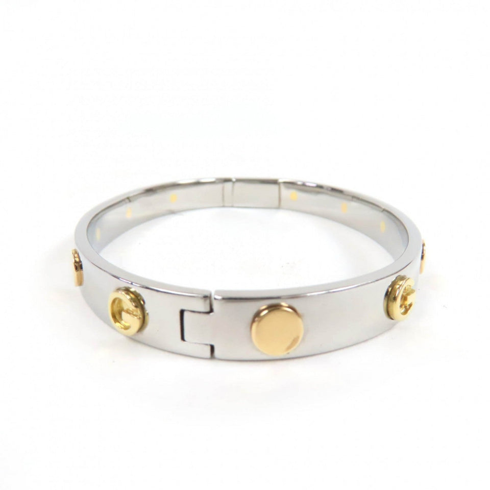 Gucci Bangle Stainless Steel Silver gold 17