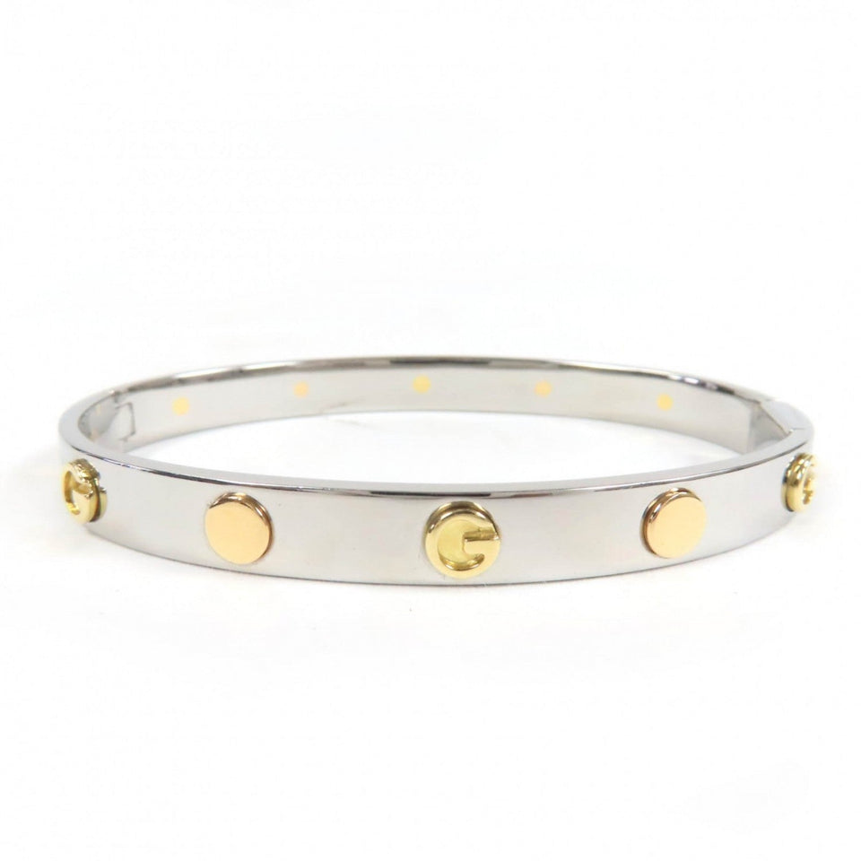 Gucci Bangle Stainless Steel Silver gold 17