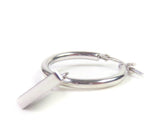 Prada Pierce Symbol Pendant AG925 Earrings