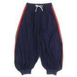 Gucci Pants 544191 polyester Navy Webline Sherryline XS
