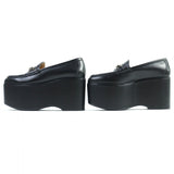 Gucci loafers 782808 leather black 37