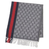 Gucci Scarf 391531 cashmere Gray type 35Ã165cm