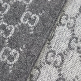 Gucci Scarf 391531 cashmere Gray type 35Ã165cm