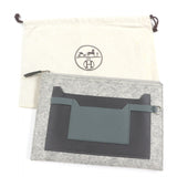 Hermes Clutch bag felt gray TOO DOO 29