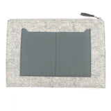 Hermes Clutch bag felt gray TOO DOO 29