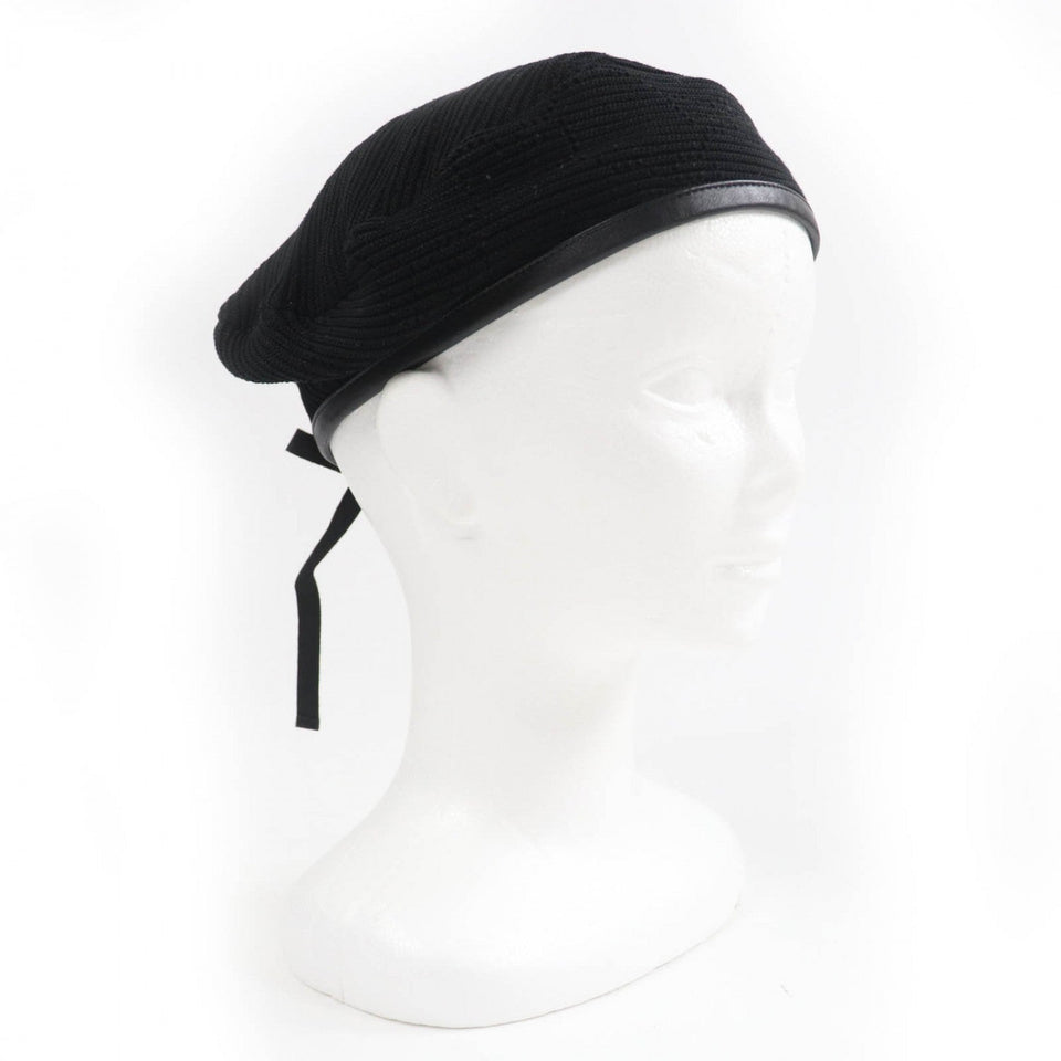 Gucci beret 656574 cotton black L
