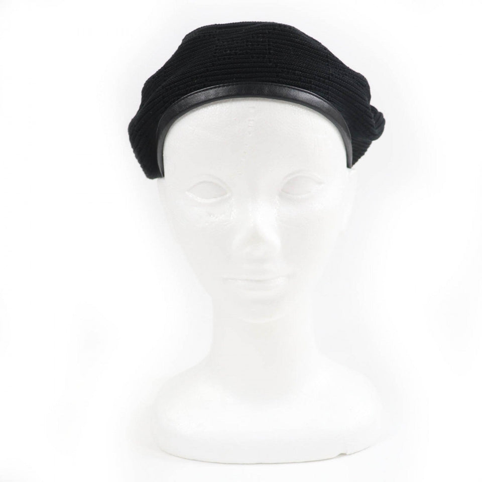 Gucci beret 656574 cotton black L