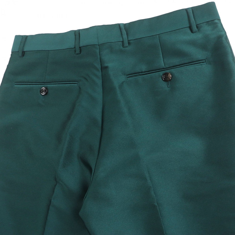 Gucci slacks 649614 polyester green 46