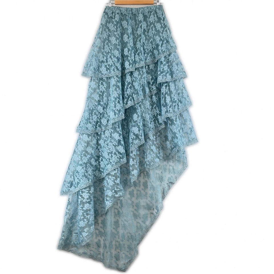 Gucci Long skirt 699241 polyamide Sac blue 38