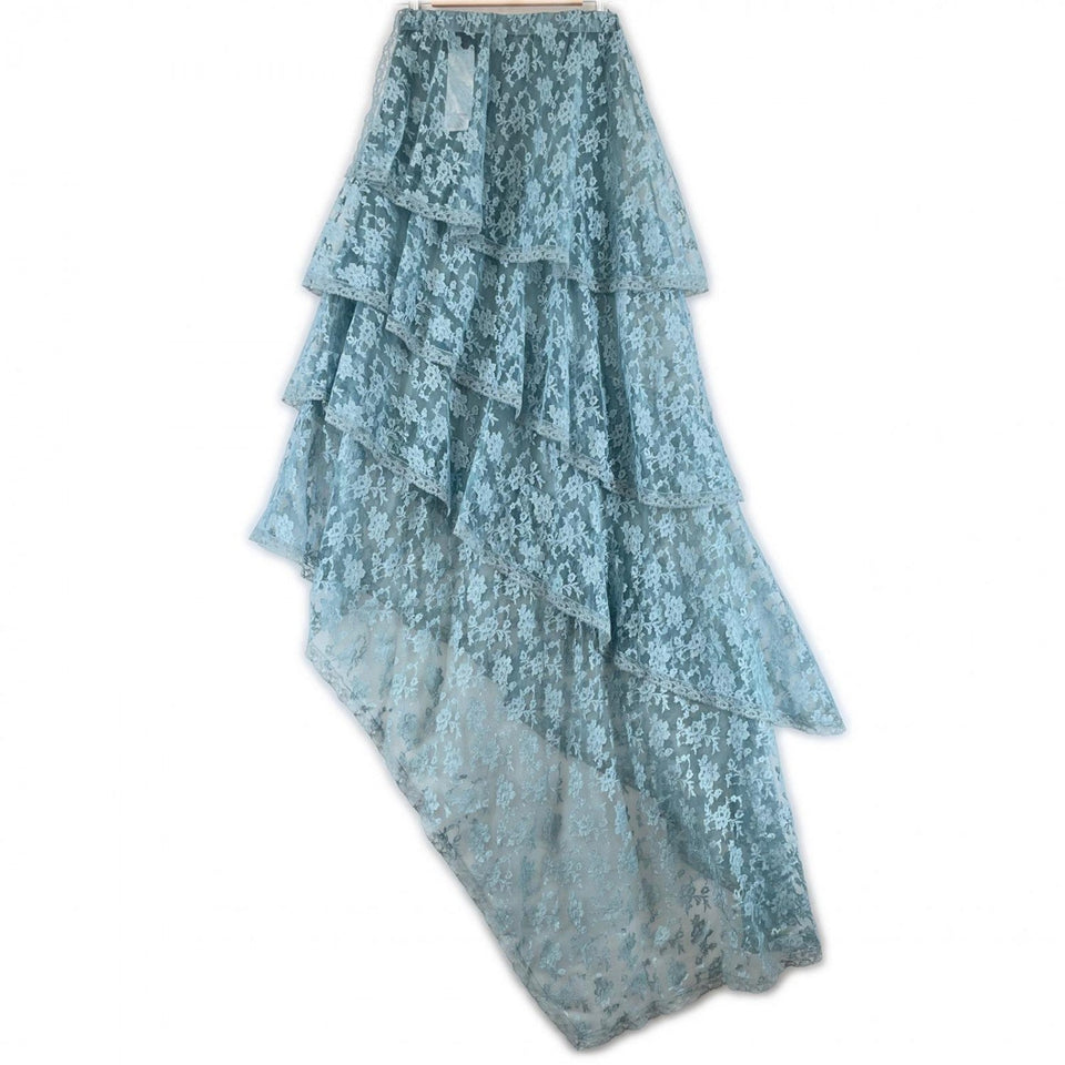 Gucci Long skirt 699241 polyamide Sac blue 38