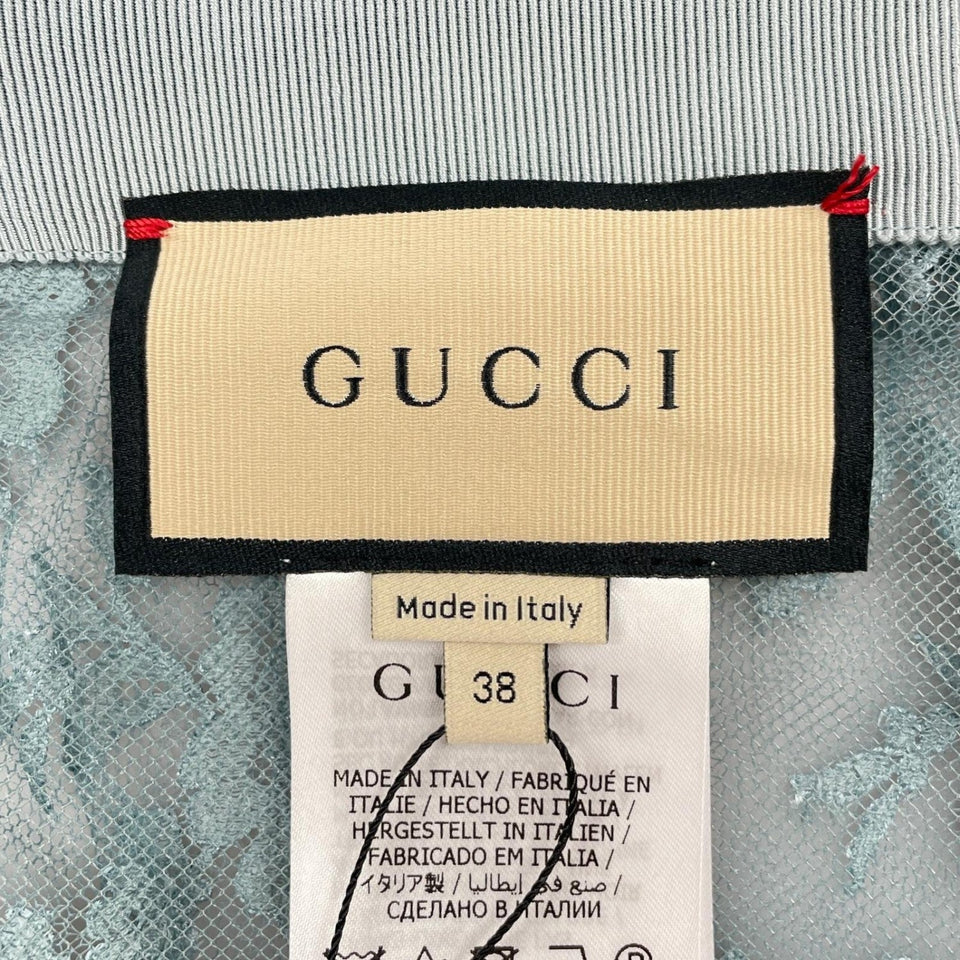 Gucci Long skirt 699241 polyamide Sac blue 38
