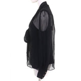 Gucci blouse 756360 silk black 36