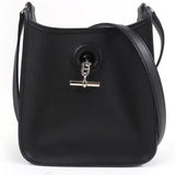 Hermes Shoulder Bag Epsom black Vespa TPM
