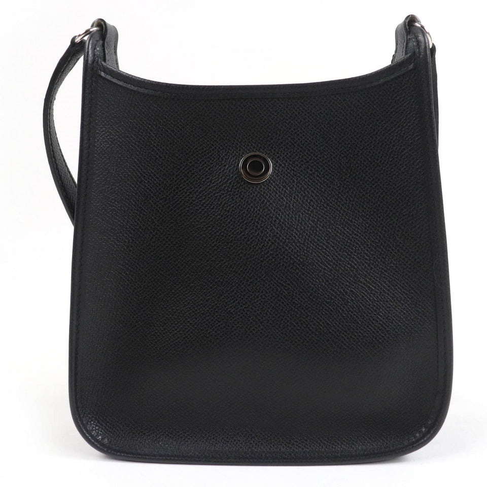 Hermes Shoulder Bag Epsom black Vespa TPM