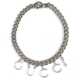 Gucci choker 675769 ã¼ Silver script logo choker