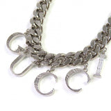 Gucci choker 675769 ã¼ Silver script logo choker