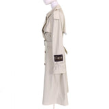 Gucci trench coat 621377 cotton light beige 36