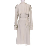 Gucci trench coat 621377 cotton light beige 36