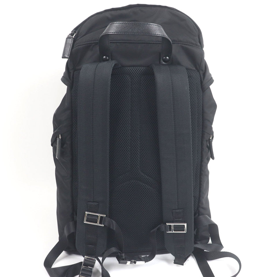 Prada Re-Nylon Saffiano Leather Backpack
