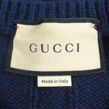 Gucci sweater 673489 cashmere Navy M