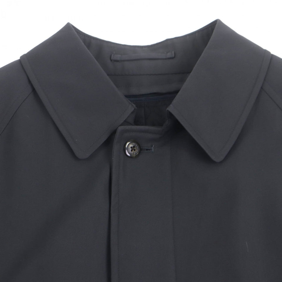 Burberry LONDON Stainless collar coat cotton Charcoal gray L